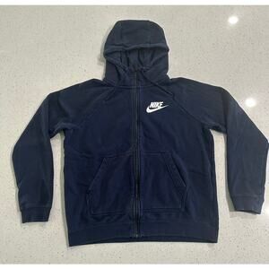 Nike Hoodie Womens Blue Sportswear Rally Fitness Training Size Medium